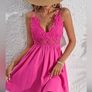 Hot Pink Wishlist Dress